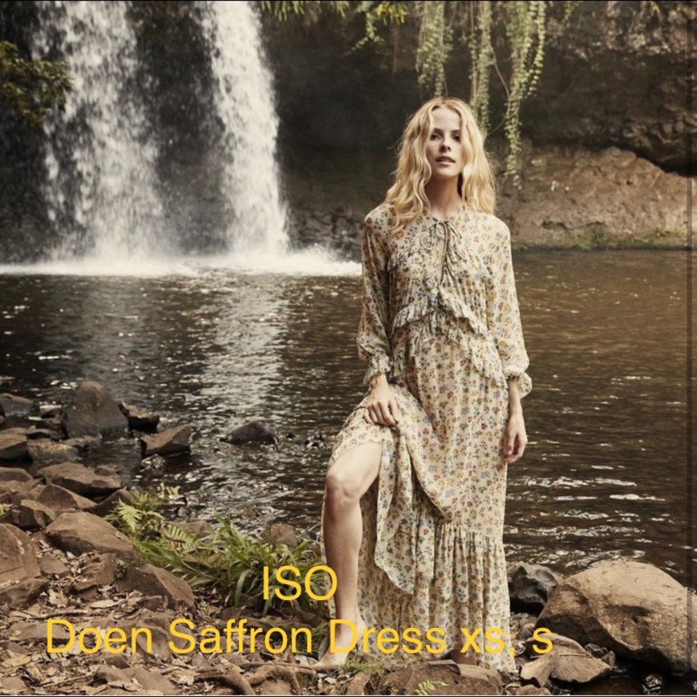 ISO Doen Saffron dress in XS or S. Any color.